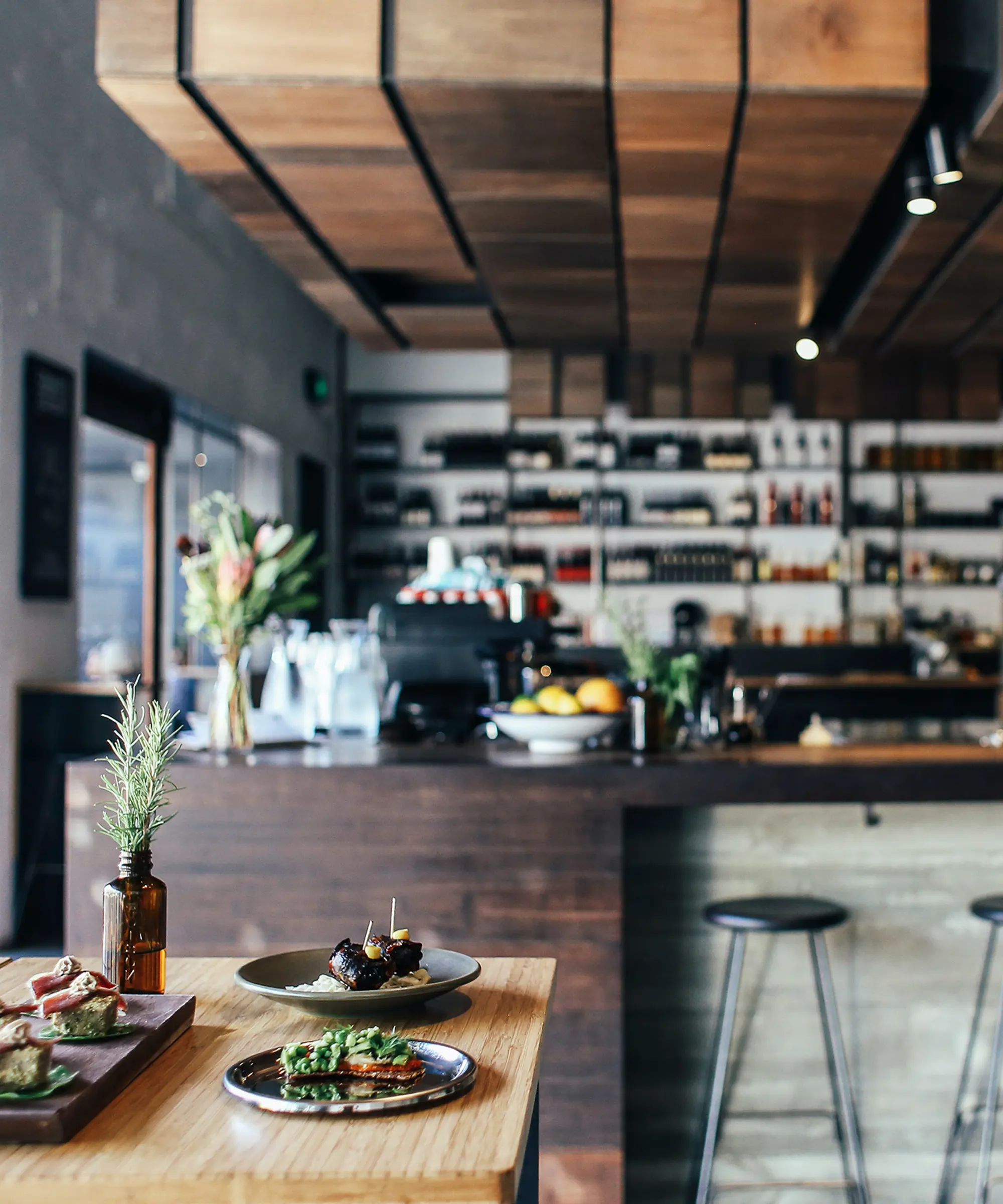 Intérieur du restaurant